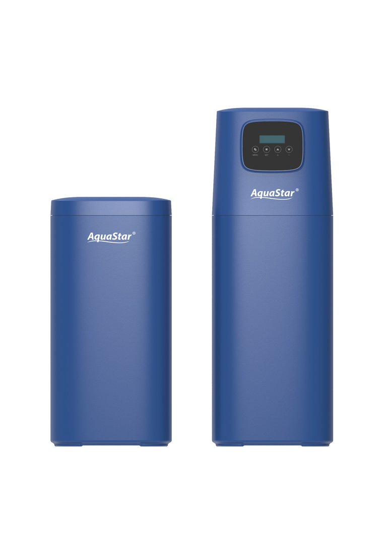 Fegon AquaStar 1000 Duo wateronthardingsset + 80KG zout en aansluitset
