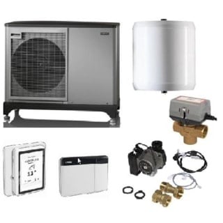 Hybride Plus Warmtepompset, Uitbreidingsset Zonder Cv-Ketel, Lucht/Water, Monoblock, Max 6,8Kw, -7/35